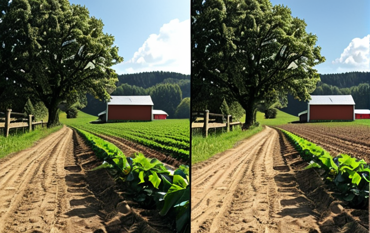 Okay, here are two image prompts based on the provided text, suitable for SD (Stable Diffusion) and reflecting the spirit of a visit to an organic farm in Germany: